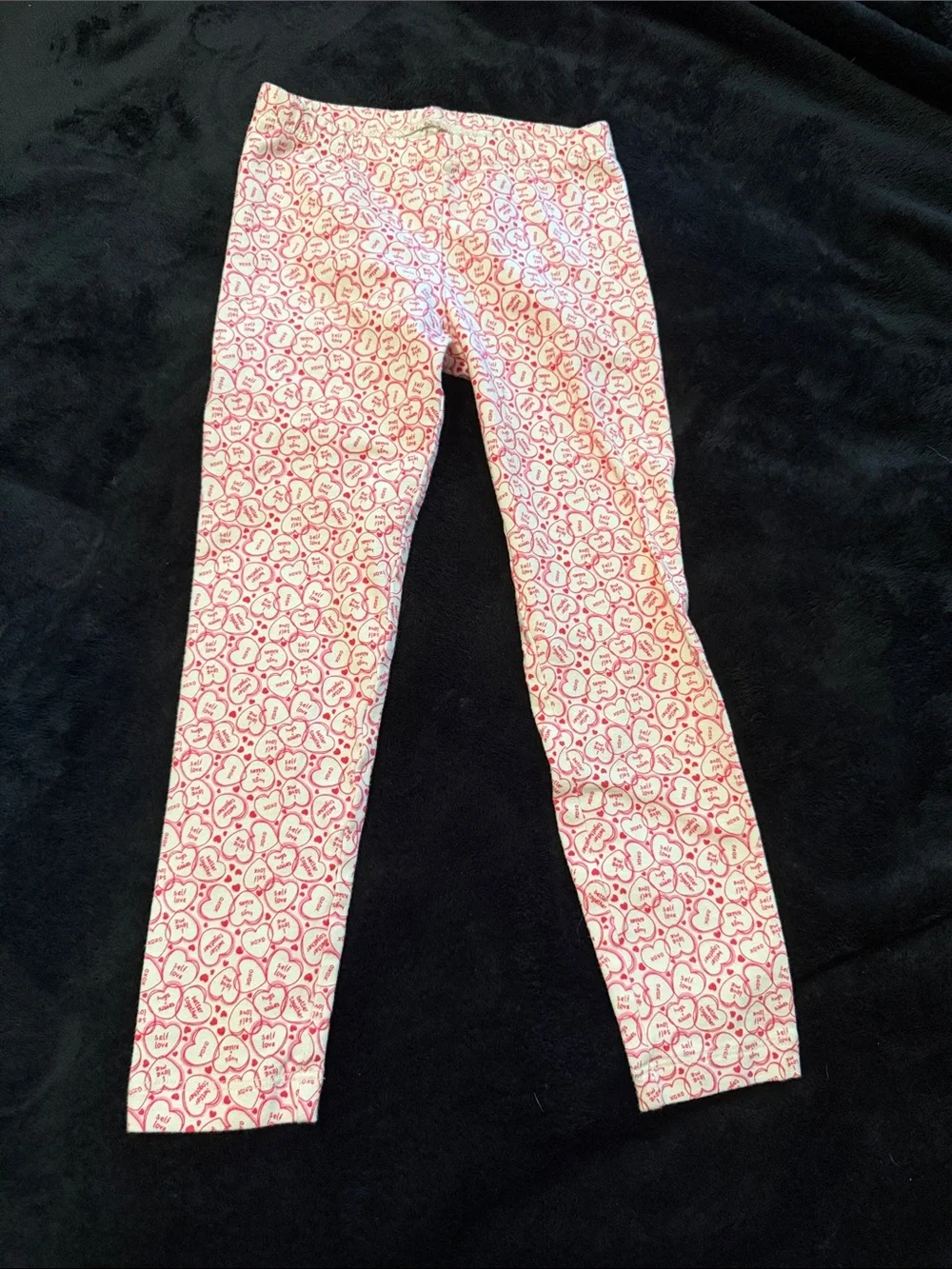 Old Navy Pink Heart Pattern valentines Girls' Leggings